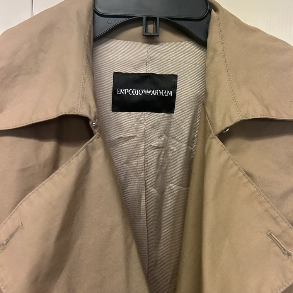 Emporio Armani Women’s Beige Trench Coat